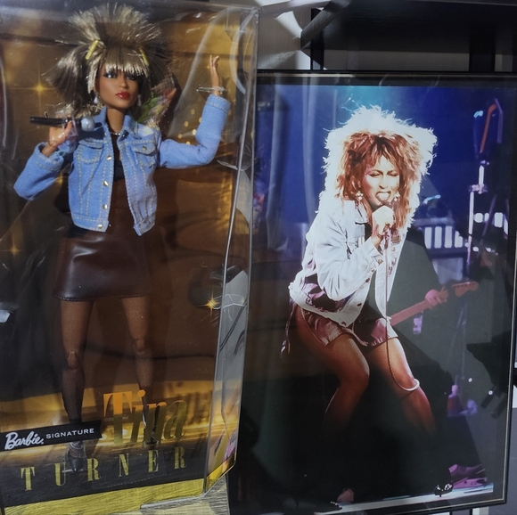 Tina Turner barbie with picture - Picture 3 of 6